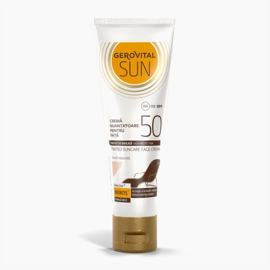 Cremă nuanțatoare pentru față Sun SPF 50, 50ml