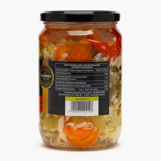 Murături asortate în oțet, Gourmet, 680g