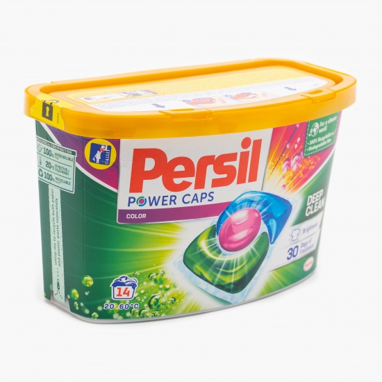 Detergent de rufe capsule pentru haine colorate Deep Clean, 14 spălări