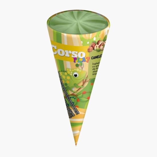 Înghețată cu fistic, alune, biscuiți cu glazură de cacao 120ml
