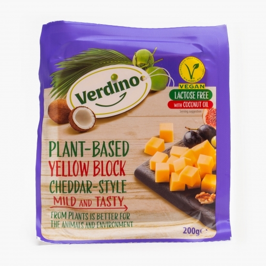  Cheddar vegetal bloc 200g