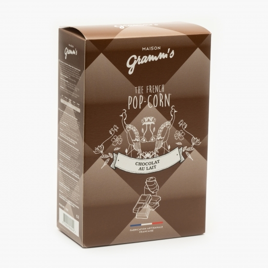 Popcorn caramel cu unt sărat și ciocolată cu lapte 100g