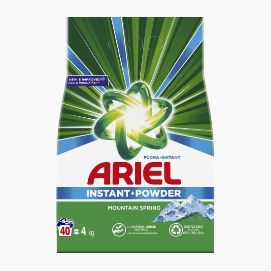 Detergent de rufe pudră Mountain Spring 40 spălări, 4kg