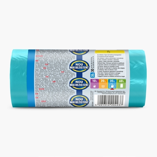Saci menajeri cu mânere Tropical Fusion 35l 30 buc