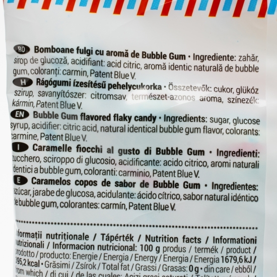 Bomboane fulgi cu aromă de bubble gum 250g