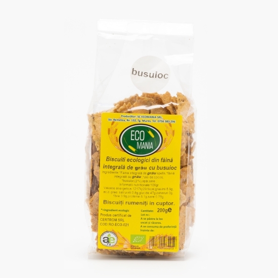 Biscuiți ecologici integrali cu busuioc 200g