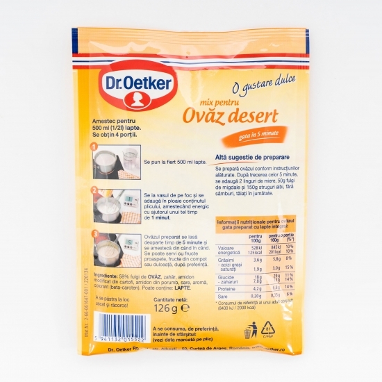 Mix pentru ovăz desert 126g
