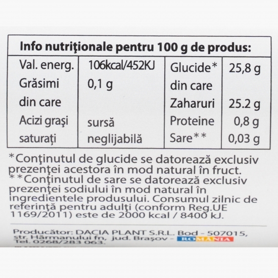 Dulceață de prune fără zahăr adăugat 360g