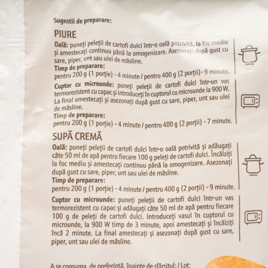 Piure de cartofi dulci 400g