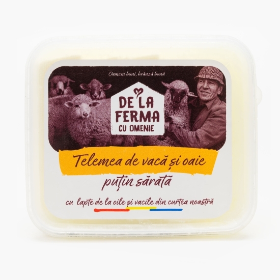 Telemea de vacă și oaie puțin sărată 1kg