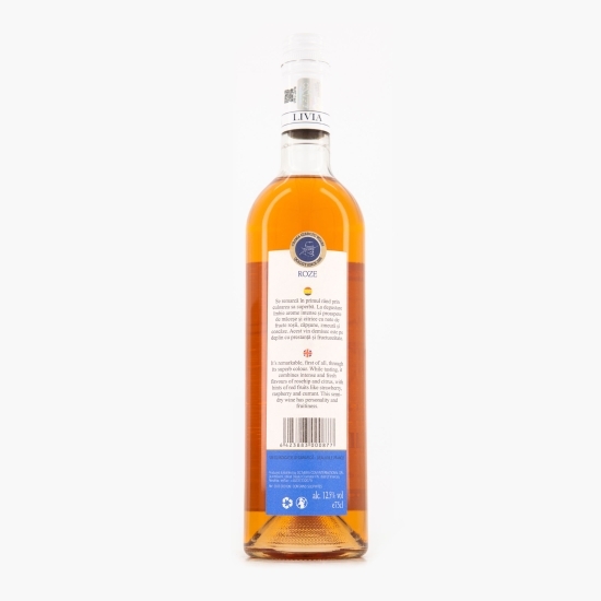 Vin rose demisec Livia, 12.5%, 0.75l
