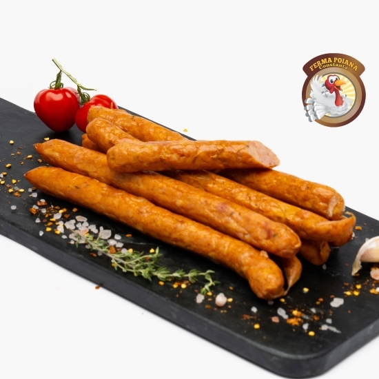 Cârnați de curcan afumați 400g