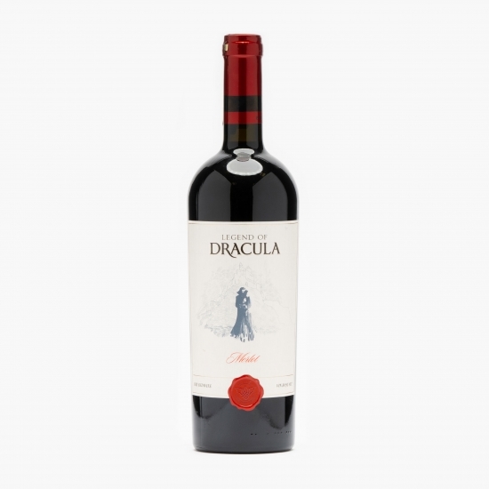 Vin roșu sec Merlot, 14.5%, 0.75l