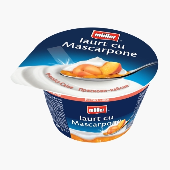 Iaurt mascarpone piersici caise 130g