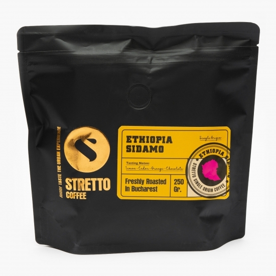 Ethiopia Sidamo 250g cafea boabe prăjită 