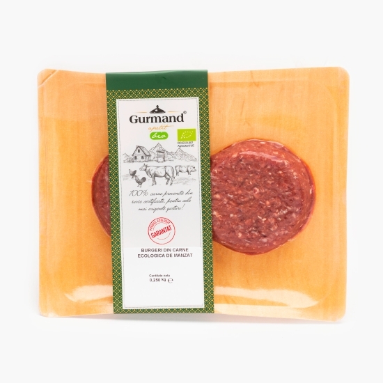 Burgeri din carne de mânzat eco 250g