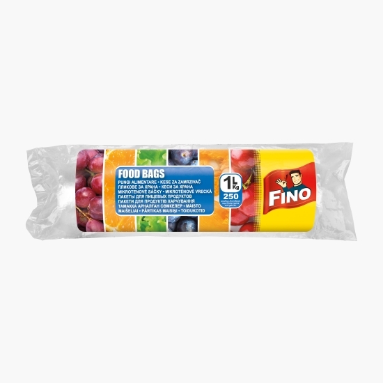 Pungi alimentare în rolă 1l 250 buc
