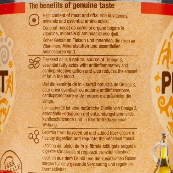 Hrană umedă pentru câini adulți, cu vită, 400g