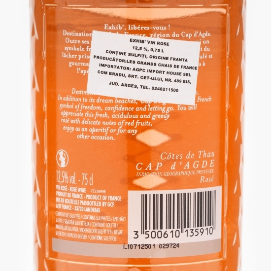 Vin rose sec 750ml