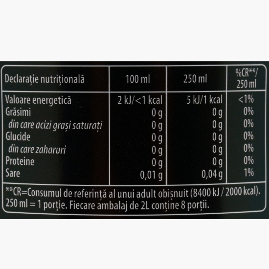 Băutură carbogazoasă Max zero zahăr 2x2l