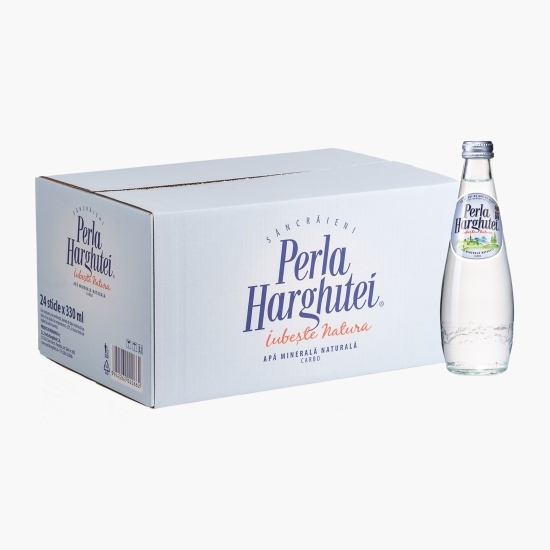 Apă minerală naturală carbogazoasă, sticlă, 24x0.33l