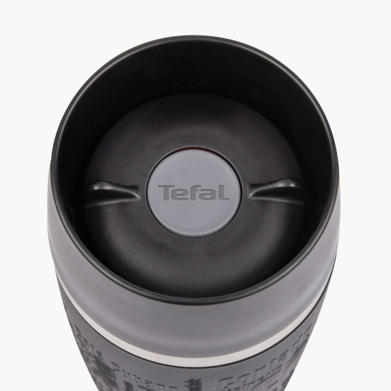 Termos călătorie MugFun din inox, 0.36l, negru