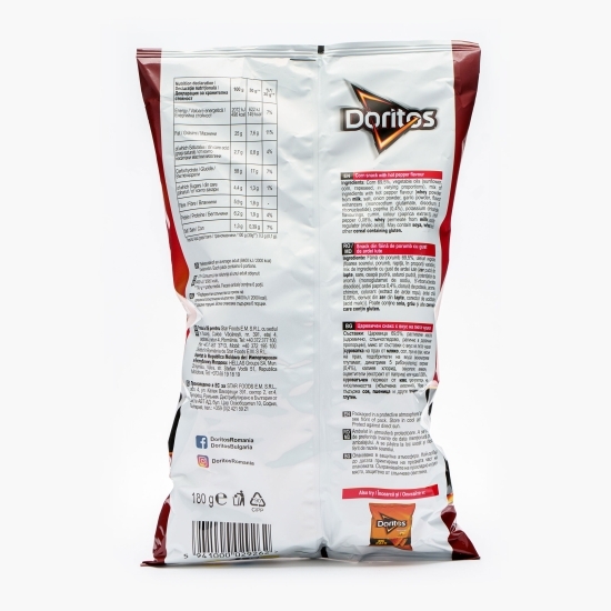 Chipsuri din făină de porumb cu gust de ardei iute 180g