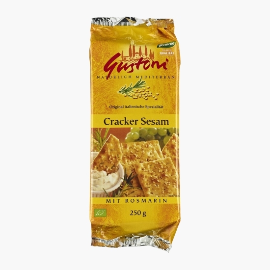 Biscuiți crocanți cu susan și rozmarin eco, 250g