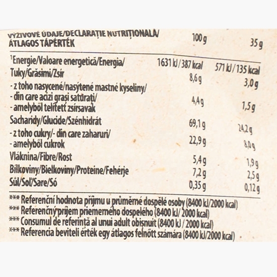 Baton de cereale pentru mic dejun ciocolată 35g