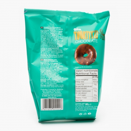 Snack glazură cu ciocolată cu lapte 80g