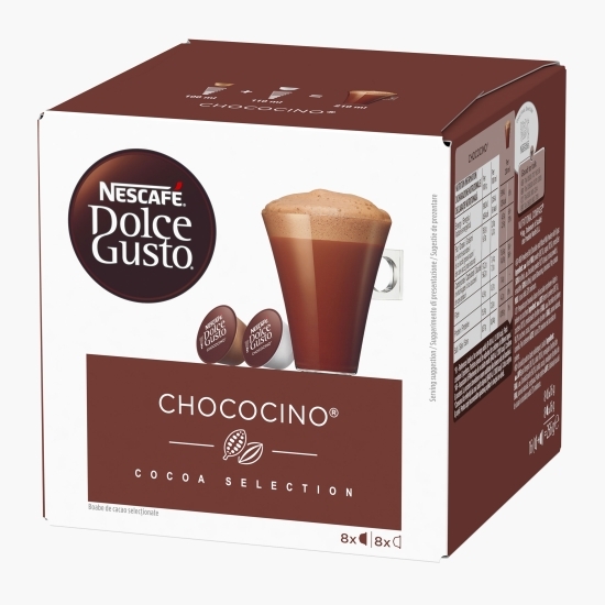 Chococino 8 băuturi 256g, capsule cafea 