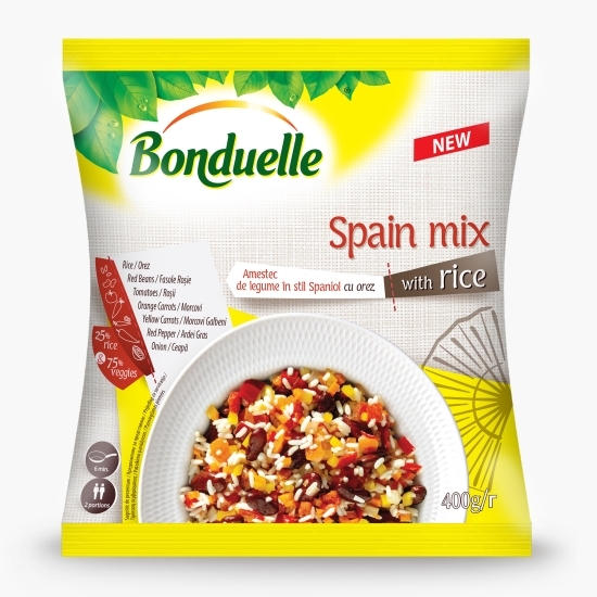 Amestec de legume în stil spaniol cu orez 400g
