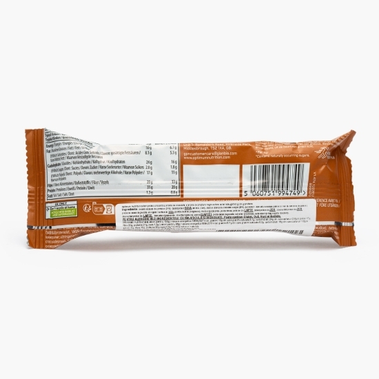 Baton proteic fără zahăr adăugat, cu aromă de ciocolată și brownie crocant 65g 