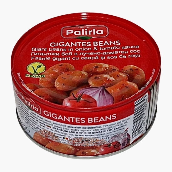 Fasole în sos de ceapă și roșii 280g