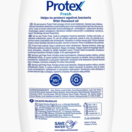Gel de duș antibacterian Fresh 0.5l