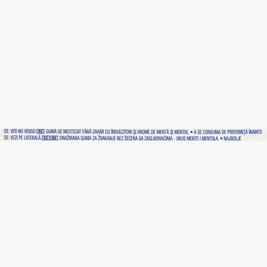 Gumă de mestecat White Spearmint, fără zahăr, 46 buc, 64g