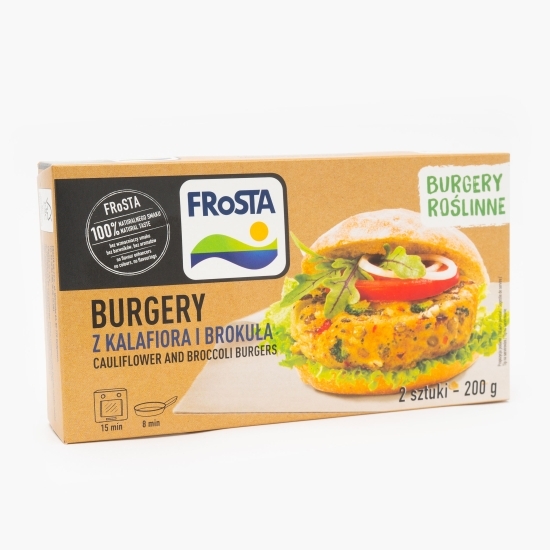 Burgeri vegetali cu conopidă&broccoli 200g, 2 buc