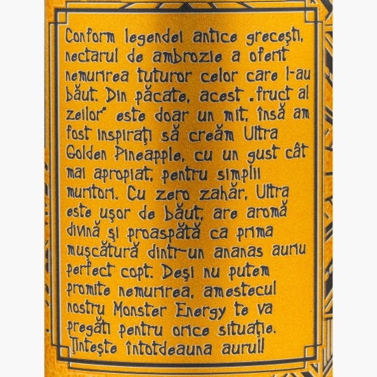 Băutură energizantă Ultra Golden Pineapple 0.5l