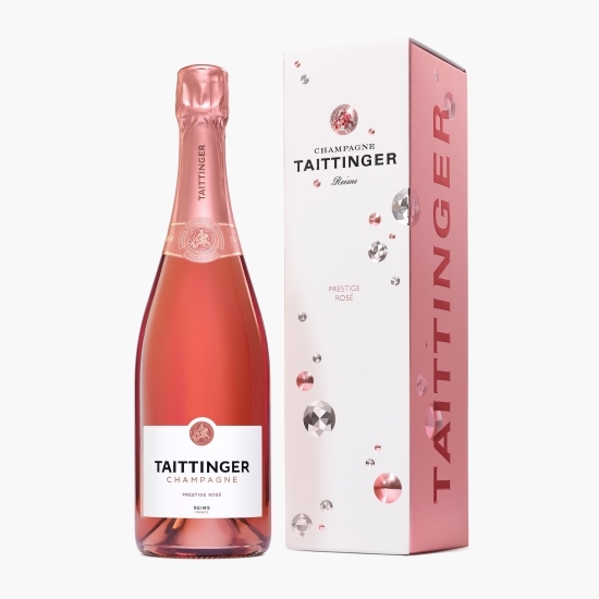 Șampanie rose Prestige, 12.5%, 0.75l + cutie