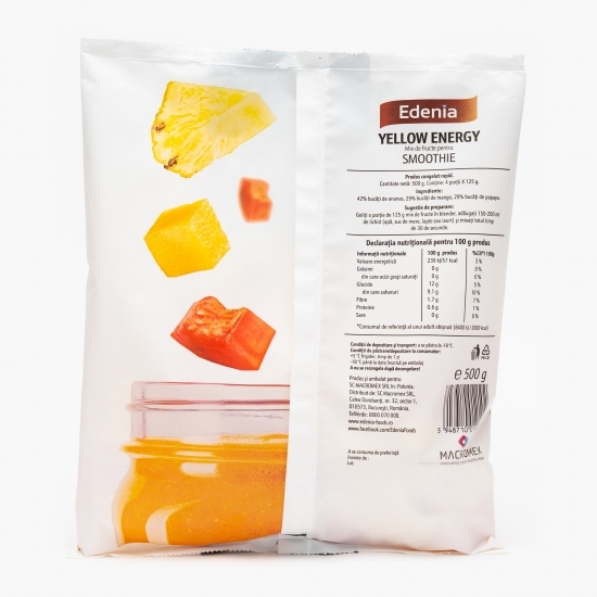 Mix de fructe pentru smoothie Yellow Energy 500g