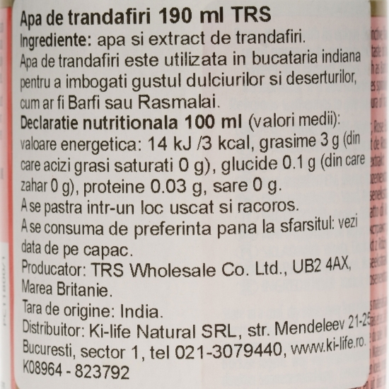Apă de trandafiri 190ml