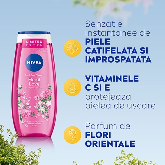 Gel de duș Floral Love Oriental Flowers Scent 0.25l