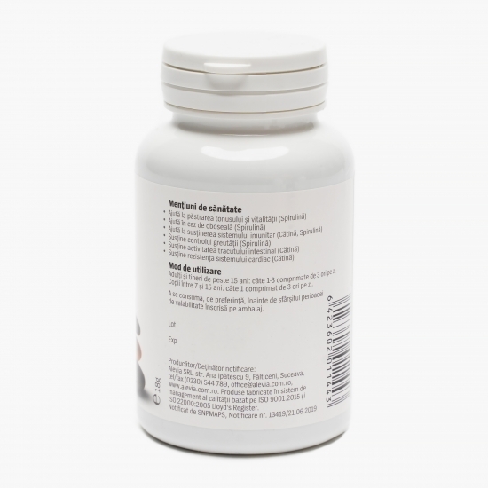 Spirulină și cătină 30 comprimate