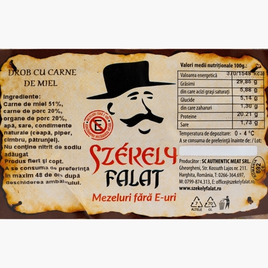 Drob cu carne de miel 500g