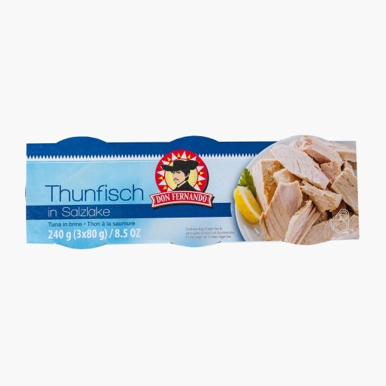 Ton în saramură 240g (3x80g)
