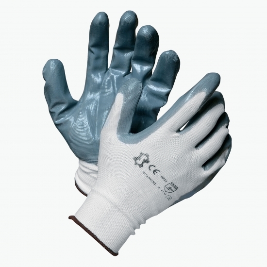 Mănuși peliculă gri prehensiune mărita mărimea 9