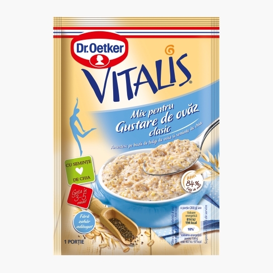Mix pentru gustare de ovăz Vitalis clasic 50g