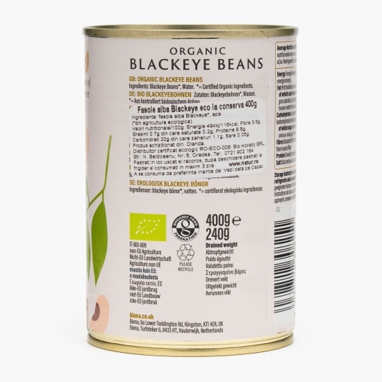 Fasole albă Blackeye eco 400g