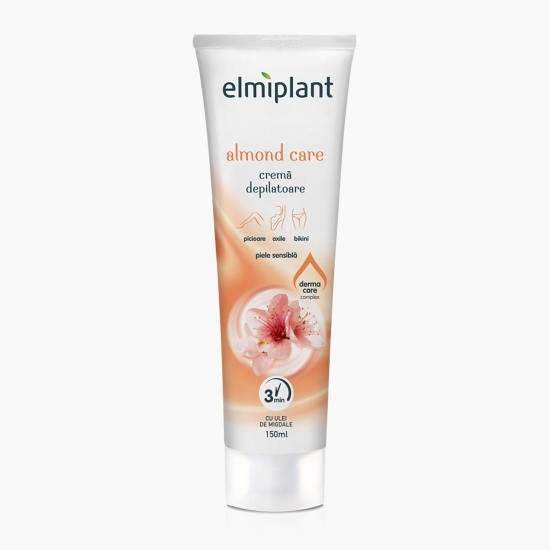 Cremă depilatoare pentru piele sensibilă Almond Care 150ml