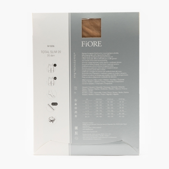 Ciorap modelator Total Slim Medica 20den Light Natural no. 4